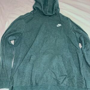 Nike Men's Teal Turtleneck Sweater